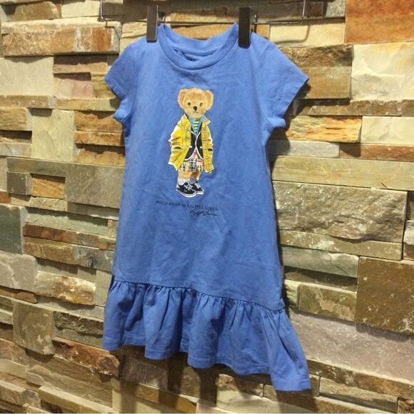 POLO RALPH LAUREN Teddy bear print Cotton Dress - Picture 2 of 11